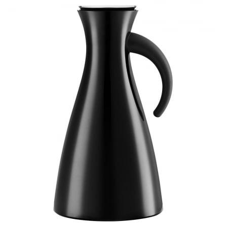 Термокувшин Vacuum, высокий, глянцевый черный купить с нанесением логотипа оптом на заказ в интернет-магазине Санкт-Петербург