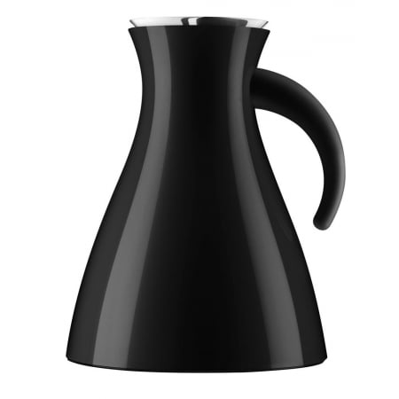 Термокувшин Vacuum, низкий, черный купить с нанесением логотипа оптом на заказ в интернет-магазине Санкт-Петербург