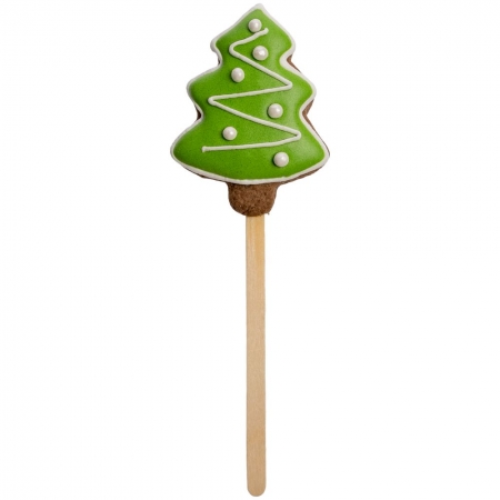 Печенье Magic Stick, елочка купить с нанесением логотипа оптом на заказ в интернет-магазине Санкт-Петербург