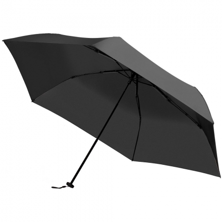 Зонт складной Luft Trek, черный купить с нанесением логотипа оптом на заказ в интернет-магазине Санкт-Петербург
