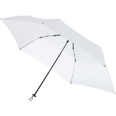 Зонт складной Luft Trek, белый купить с нанесением логотипа оптом на заказ в интернет-магазине Санкт-Петербург
