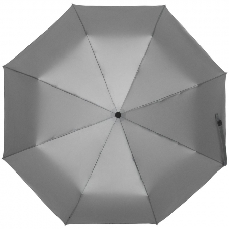 Зонт складной ironWalker, серебристый купить с нанесением логотипа оптом на заказ в интернет-магазине Санкт-Петербург