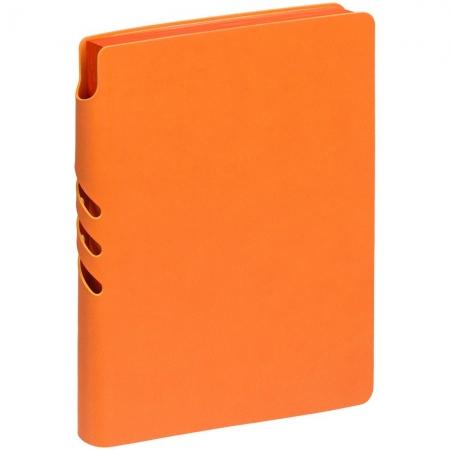 Ежедневник Flexpen Color, датированный, оранжевый купить с нанесением логотипа оптом на заказ в интернет-магазине Санкт-Петербург