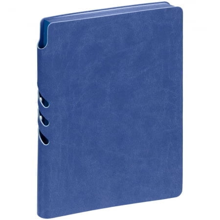 Ежедневник Flexpen Color, датированный, синий купить с нанесением логотипа оптом на заказ в интернет-магазине Санкт-Петербург