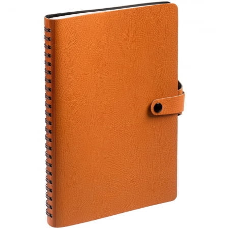 Ежедневник Strep, недатированный, оранжевый купить с нанесением логотипа оптом на заказ в интернет-магазине Санкт-Петербург