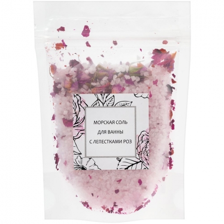 Соль для ванны Feeria, с розой купить с нанесением логотипа оптом на заказ в интернет-магазине Санкт-Петербург
