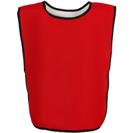 Манишка Outfit, двусторонняя, белая с красным купить с нанесением логотипа оптом на заказ в интернет-магазине Санкт-Петербург