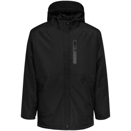 Куртка с подогревом Thermalli Pila, черная купить с нанесением логотипа оптом на заказ в интернет-магазине Санкт-Петербург