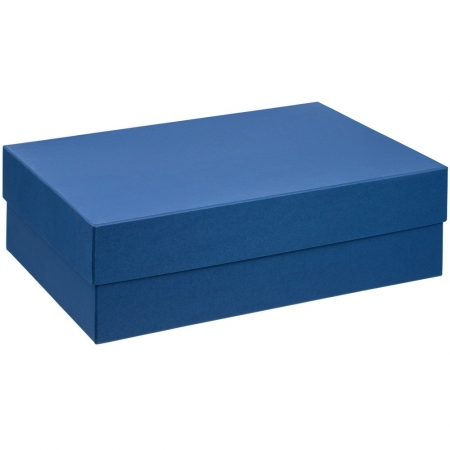 Коробка Storeville, большая, синяя купить с нанесением логотипа оптом на заказ в интернет-магазине Санкт-Петербург