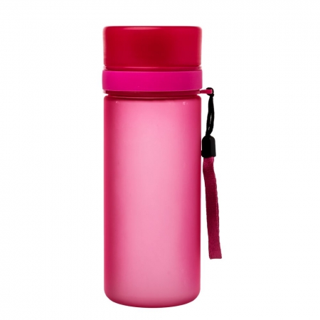 Бутылка для воды Simple, розовая купить с нанесением логотипа оптом на заказ в интернет-магазине Санкт-Петербург