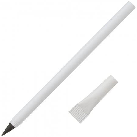 Вечный карандаш Carton Inkless, белый купить с нанесением логотипа оптом на заказ в интернет-магазине Санкт-Петербург