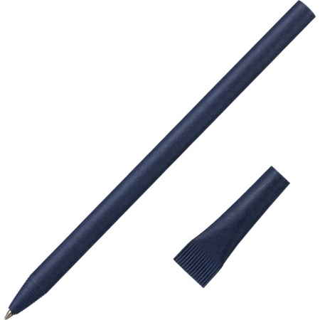 Ручка шариковая Carton Plus, синяя купить с нанесением логотипа оптом на заказ в интернет-магазине Санкт-Петербург