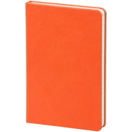 Блокнот Cluster Mini в клетку, оранжевый купить с нанесением логотипа оптом на заказ в интернет-магазине Санкт-Петербург