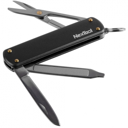 Нож-брелок NexTool Mini, черный купить с нанесением логотипа оптом на заказ в интернет-магазине Санкт-Петербург