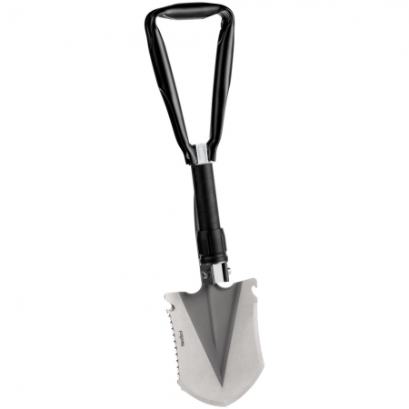 Складная лопата Nextool, черная купить с нанесением логотипа оптом на заказ в интернет-магазине Санкт-Петербург