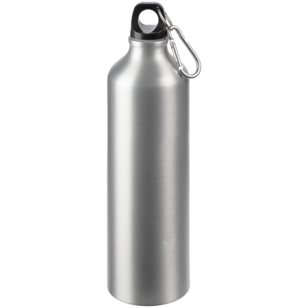 Бутылка для воды Funrun 750, серебристая купить с нанесением логотипа оптом на заказ в интернет-магазине Санкт-Петербург