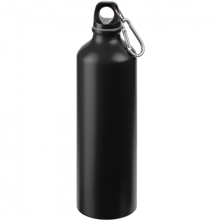 Бутылка для воды Funrun 750, черная купить с нанесением логотипа оптом на заказ в интернет-магазине Санкт-Петербург