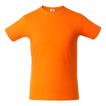 Футболка мужская HEAVY, оранжевая купить с нанесением логотипа оптом на заказ в интернет-магазине Санкт-Петербург