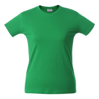 Футболка женская HEAVY LADY, зеленая купить с нанесением логотипа оптом на заказ в интернет-магазине Санкт-Петербург