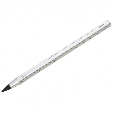 Вечный карандаш Construction Endless, серебристый купить с нанесением логотипа оптом на заказ в интернет-магазине Санкт-Петербург