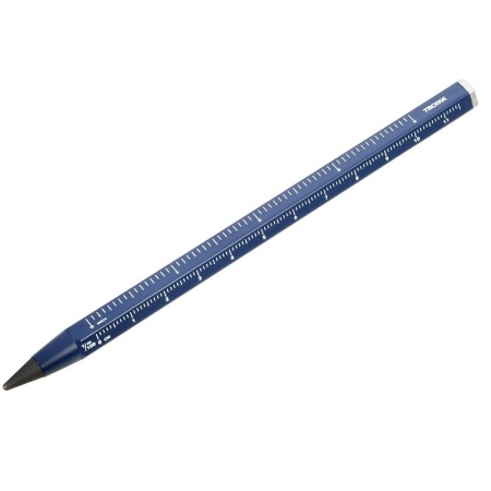 Вечный карандаш Construction Endless, темно-синий купить с нанесением логотипа оптом на заказ в интернет-магазине Санкт-Петербург