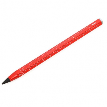 Вечный карандаш Construction Endless, красный купить с нанесением логотипа оптом на заказ в интернет-магазине Санкт-Петербург