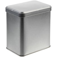Коробка прямоугольная Jarra, серебро купить с нанесением логотипа оптом на заказ в интернет-магазине Санкт-Петербург
