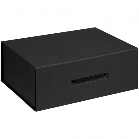 Коробка Selfmade, черная купить с нанесением логотипа оптом на заказ в интернет-магазине Санкт-Петербург