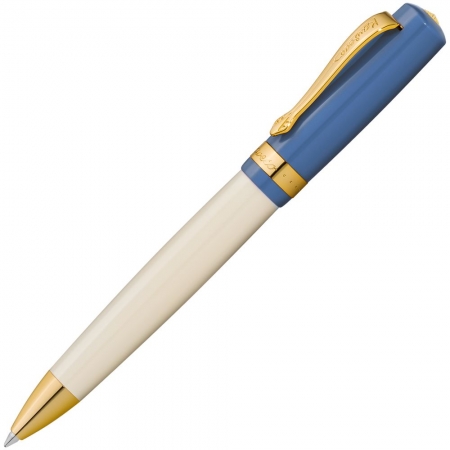 Ручка шариковая Student 50's Rock, синяя купить с нанесением логотипа оптом на заказ в интернет-магазине Санкт-Петербург