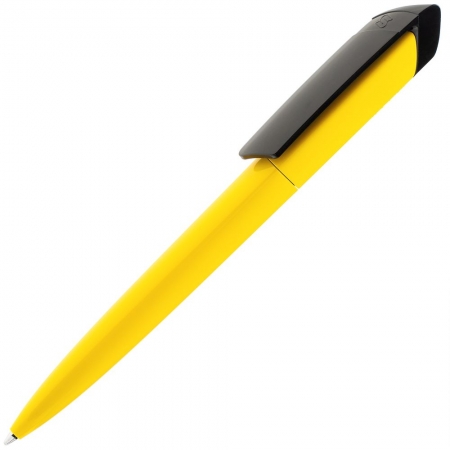 Ручка шариковая S Bella Extra, желтая купить с нанесением логотипа оптом на заказ в интернет-магазине Санкт-Петербург