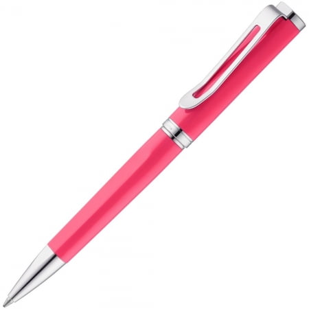 Ручка шариковая Phase, розовая купить с нанесением логотипа оптом на заказ в интернет-магазине Санкт-Петербург