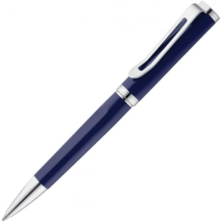 Ручка шариковая Phase, синяя купить с нанесением логотипа оптом на заказ в интернет-магазине Санкт-Петербург