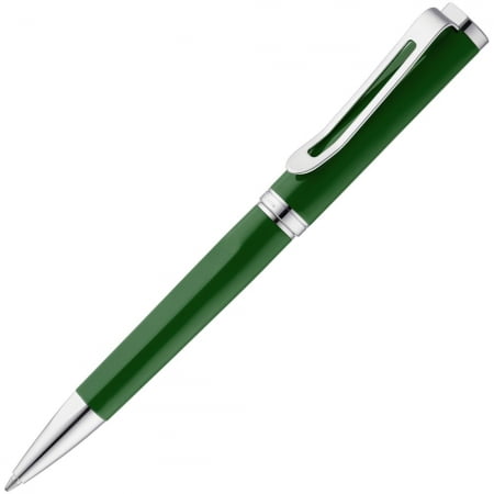 Ручка шариковая Phase, зеленая купить с нанесением логотипа оптом на заказ в интернет-магазине Санкт-Петербург