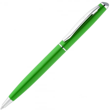 Ручка шариковая Phrase, зеленая купить с нанесением логотипа оптом на заказ в интернет-магазине Санкт-Петербург