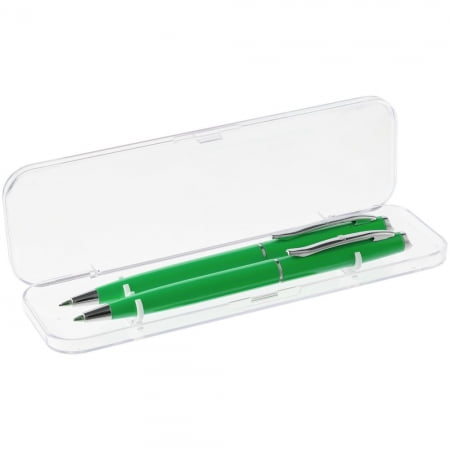 Набор Phrase: ручка и карандаш, зеленый купить с нанесением логотипа оптом на заказ в интернет-магазине Санкт-Петербург
