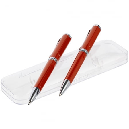 Набор Phase: ручка и карандаш, красный купить с нанесением логотипа оптом на заказ в интернет-магазине Санкт-Петербург