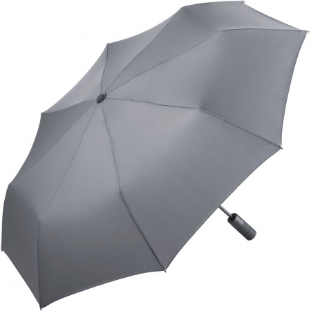 Зонт складной Profile, серый купить с нанесением логотипа оптом на заказ в интернет-магазине Санкт-Петербург