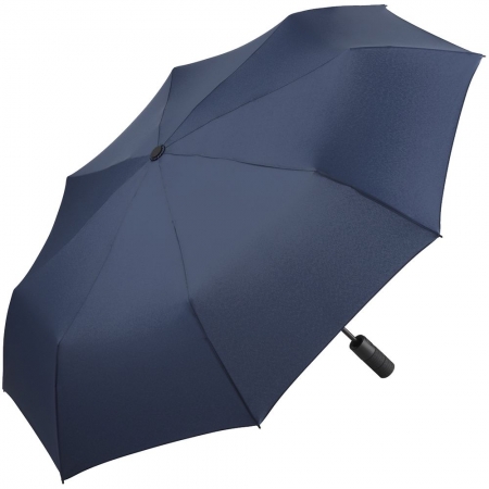 Зонт складной Profile, темно-синий купить с нанесением логотипа оптом на заказ в интернет-магазине Санкт-Петербург