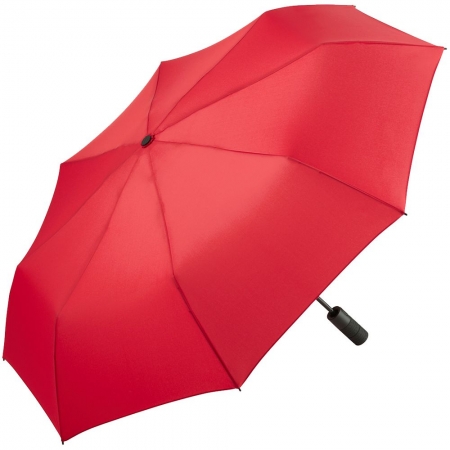 Зонт складной Profile, красный купить с нанесением логотипа оптом на заказ в интернет-магазине Санкт-Петербург