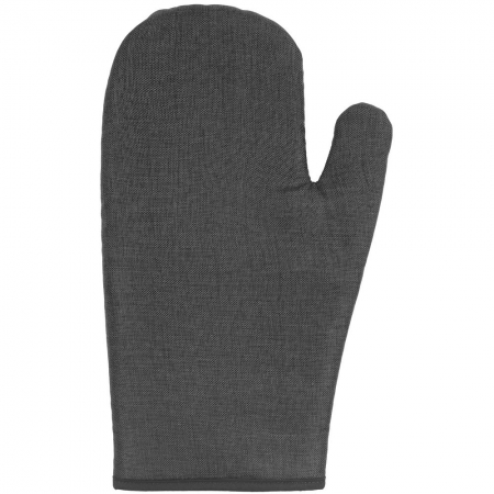 Прихватка-рукавица Settle In, темно-серая купить с нанесением логотипа оптом на заказ в интернет-магазине Санкт-Петербург