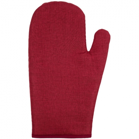 Прихватка-рукавица Settle In, красная купить с нанесением логотипа оптом на заказ в интернет-магазине Санкт-Петербург