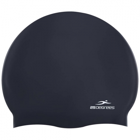 Шапочка для плавания Nuance, черная купить с нанесением логотипа оптом на заказ в интернет-магазине Санкт-Петербург