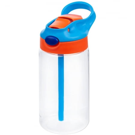 Детская бутылка Frisk, оранжево-синяя купить с нанесением логотипа оптом на заказ в интернет-магазине Санкт-Петербург