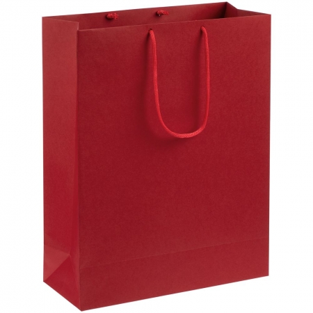 Пакет бумажный Porta XL, красный купить с нанесением логотипа оптом на заказ в интернет-магазине Санкт-Петербург