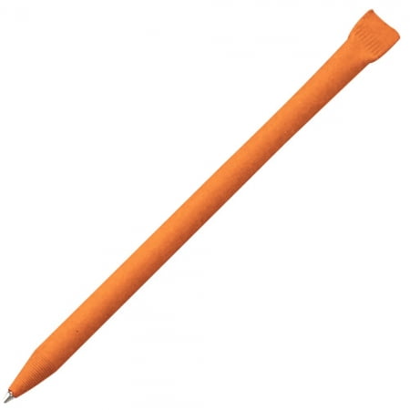 Ручка шариковая Carton Color, оранжевая купить с нанесением логотипа оптом на заказ в интернет-магазине Санкт-Петербург