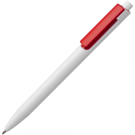 Ручка шариковая Rush Special, бело-красная купить с нанесением логотипа оптом на заказ в интернет-магазине Санкт-Петербург