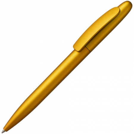 Ручка шариковая Moor Silver, желтая купить с нанесением логотипа оптом на заказ в интернет-магазине Санкт-Петербург