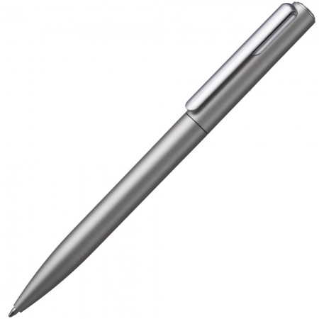 Ручка шариковая Drift Silver, темно-серебристая купить с нанесением логотипа оптом на заказ в интернет-магазине Санкт-Петербург