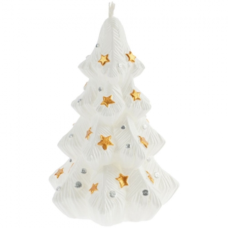 Свеча Christmas Twinkle, елочка купить с нанесением логотипа оптом на заказ в интернет-магазине Санкт-Петербург