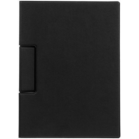 Папка-планшет Devon, черная купить с нанесением логотипа оптом на заказ в интернет-магазине Санкт-Петербург